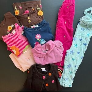 Toddler Girl 9-piece Gymboree lot; Size 2T